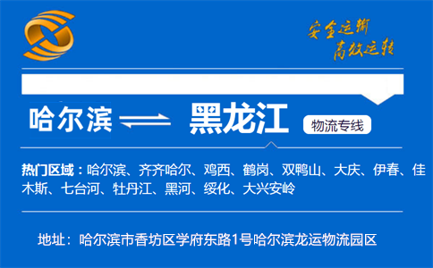 优质哈尔滨到黑龙江物流专线
