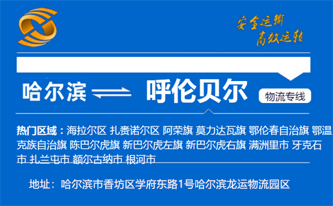 优质哈尔滨到呼伦贝尔物流专线