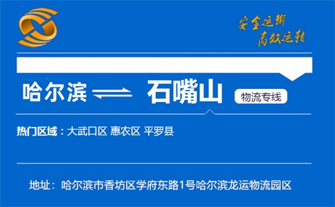 优质哈尔滨到石嘴山物流专线