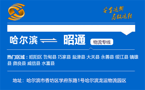 优质哈尔滨到昭通物流专线